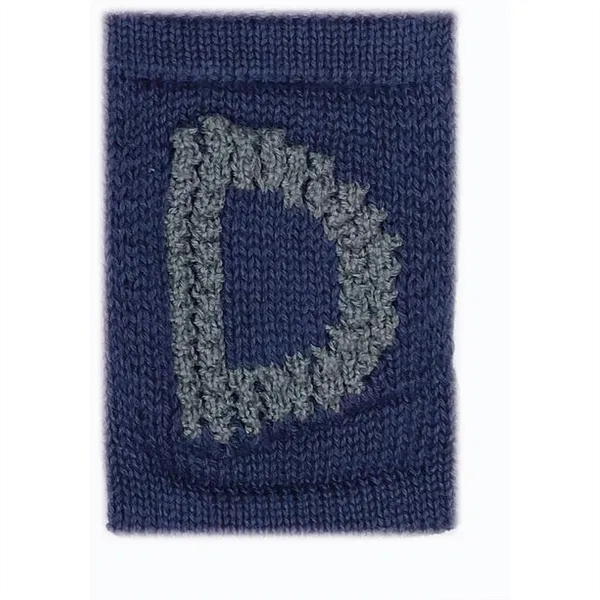 Smallstuff Knit Letter Blue