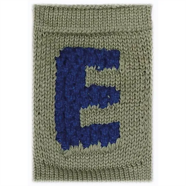 Smallstuff Knit Letter Blue
