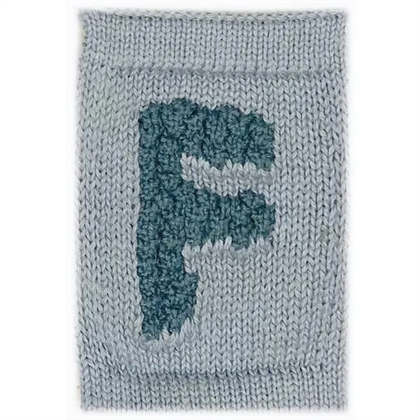 Smallstuff Knit Letter Blue