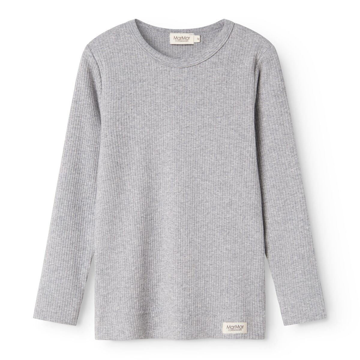 MarMar Modal Melange Light Grey Melange Plain Blouse