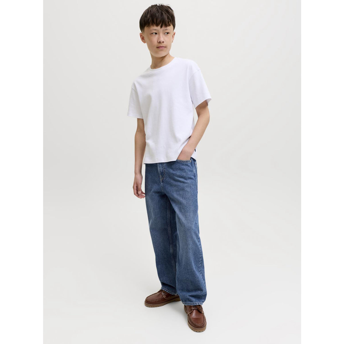 Jack & Jones Blue Denim Jjialex Jjoriginal Akm 367 Noos Jnr