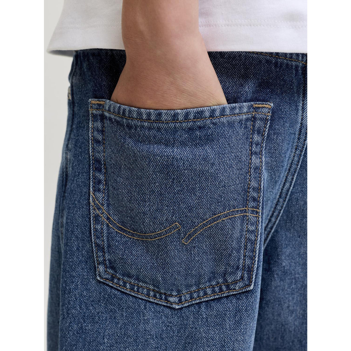 Jack & Jones Blue Denim Jjialex Jjoriginal Akm 367 Noos Jnr
