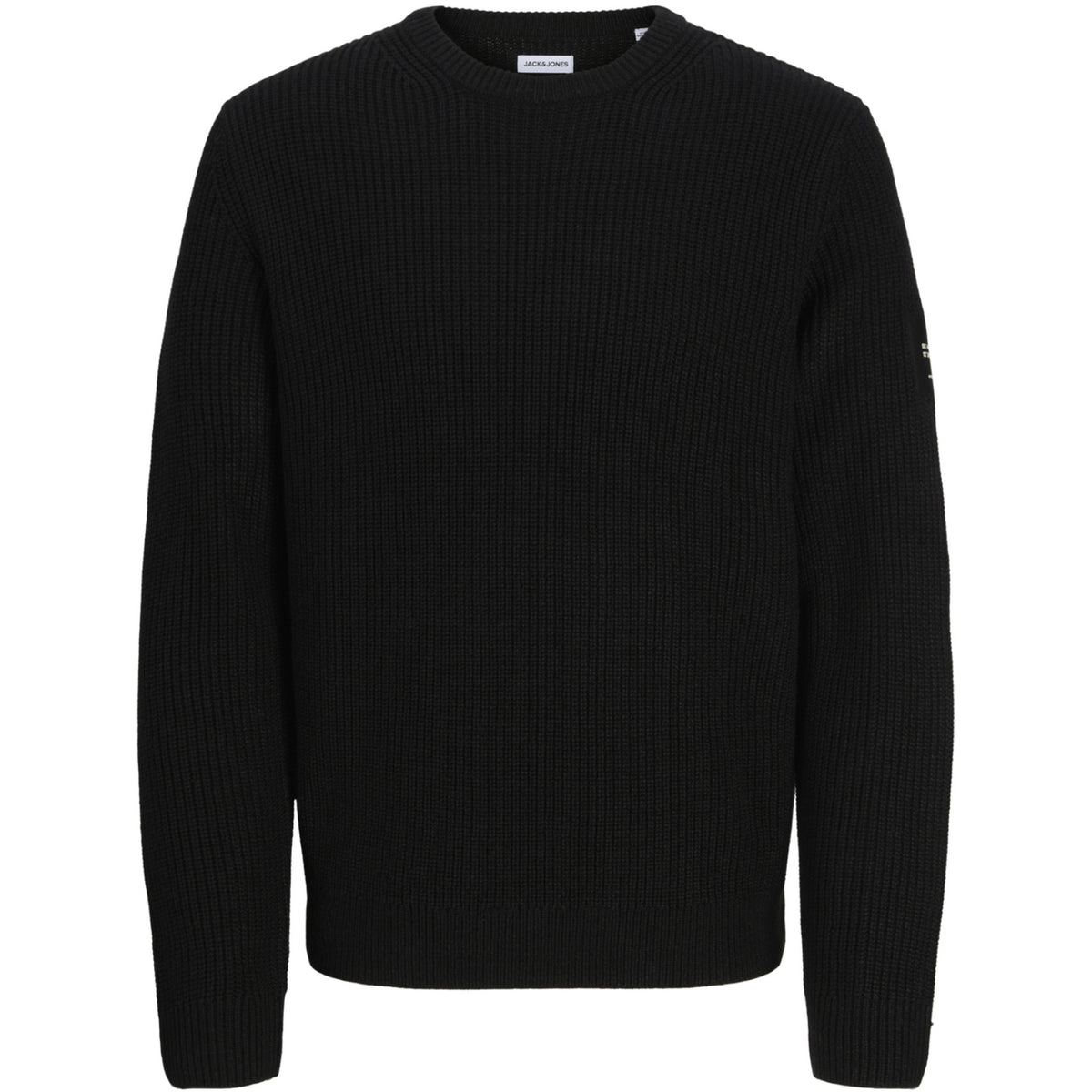 Jack & Jones Black Jjcleveland Knit Crew Neck Jnr