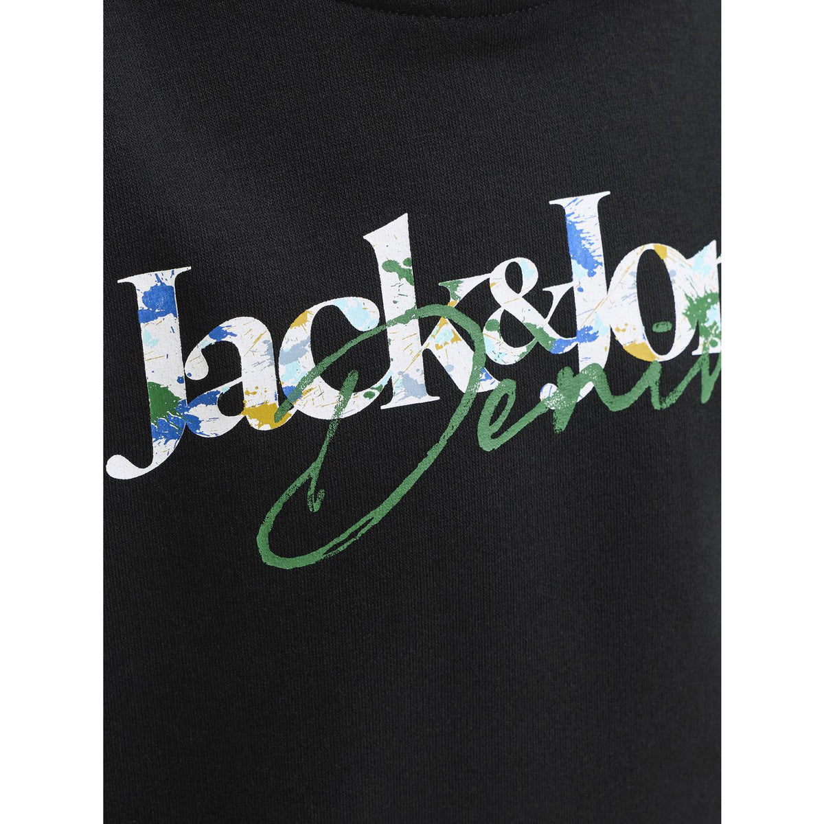 Jack & Jones Black Jjtom Sweat Hood Sn Jnr