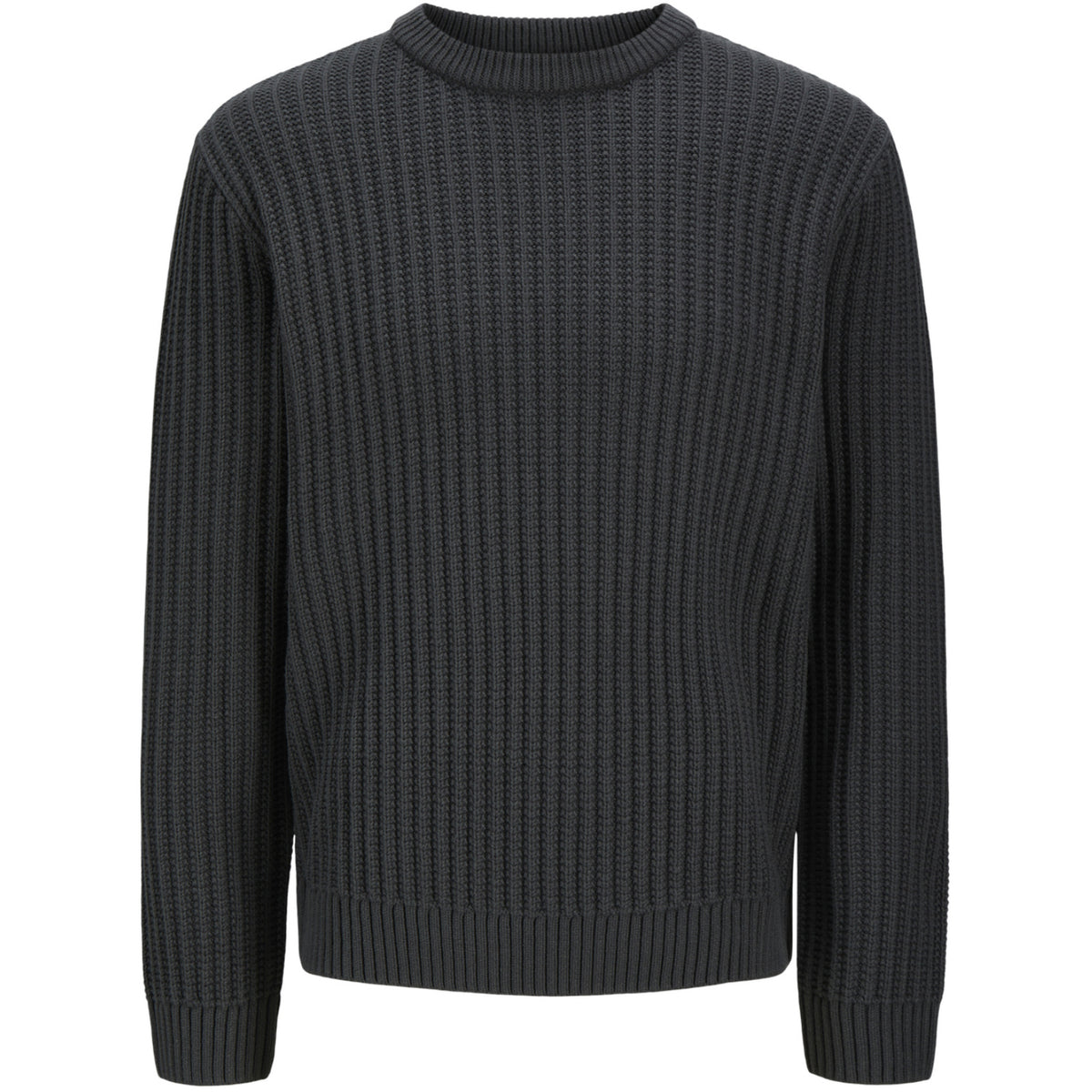 Jack & Jones Asphalt Jjjaxon Knit Crew Neck Jnr