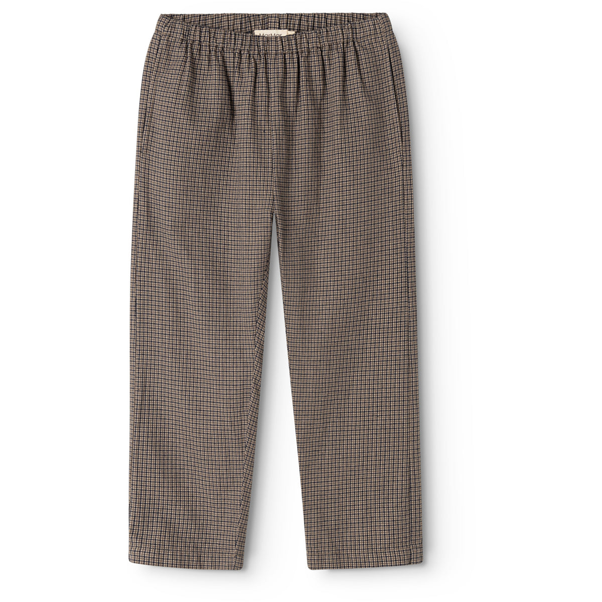 MarMar Structured Soft Cotton Houndstooth Check Panto Pants