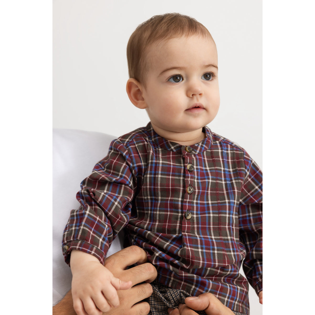 MarMar Check Chocolate Check Totoro Shirt