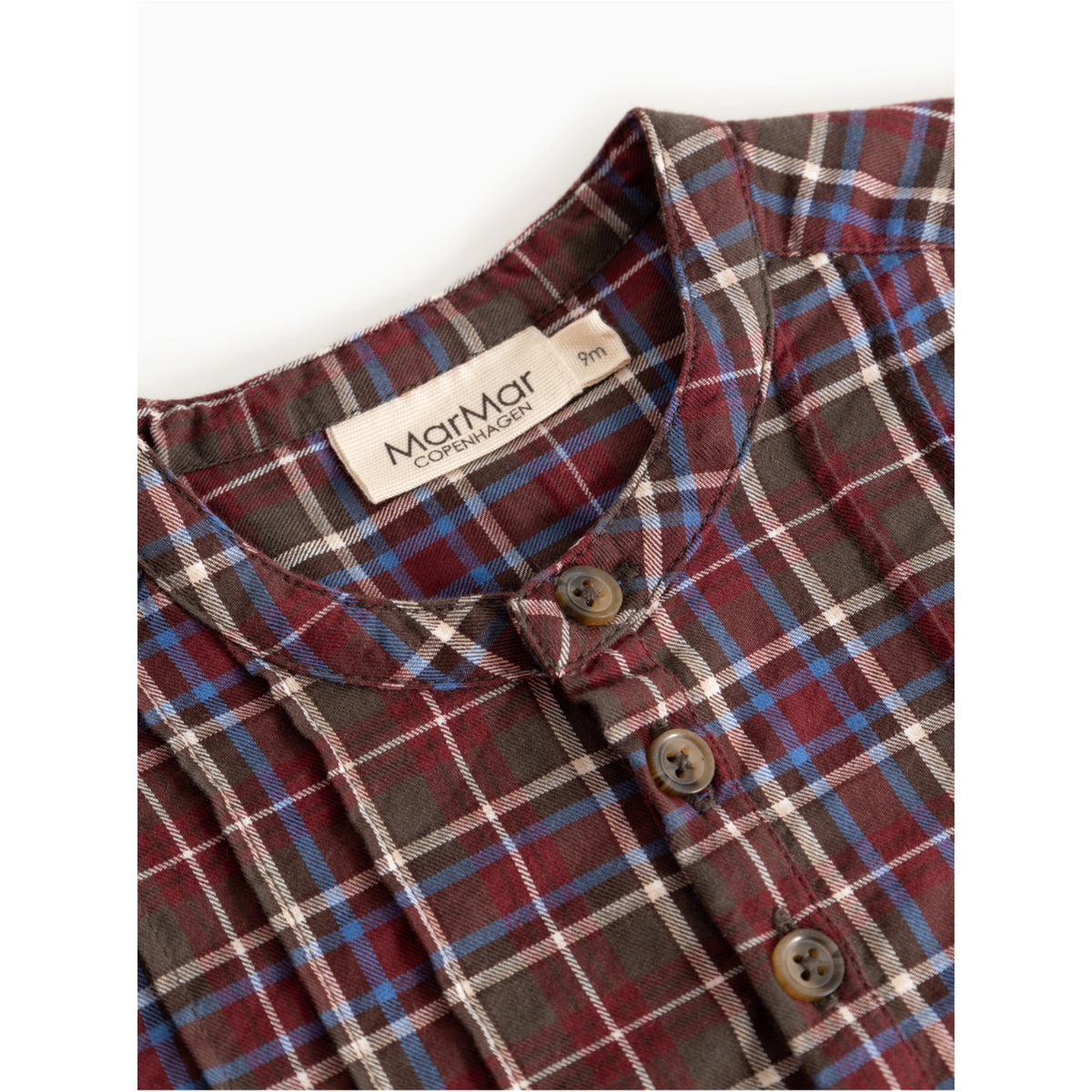 MarMar Check Chocolate Check Totoro Shirt