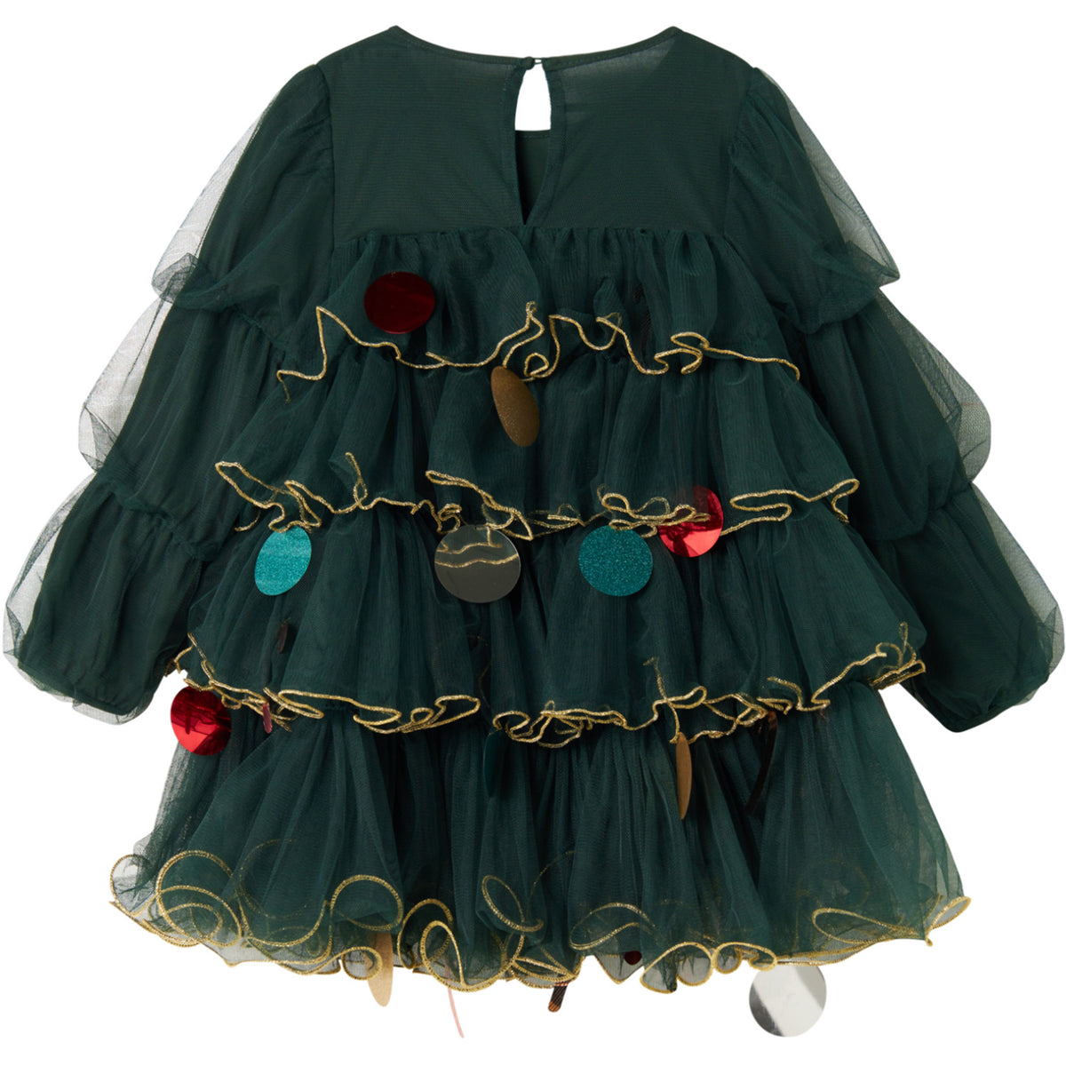 MarMar Ballerina Glitter Dark Leaf December Dress