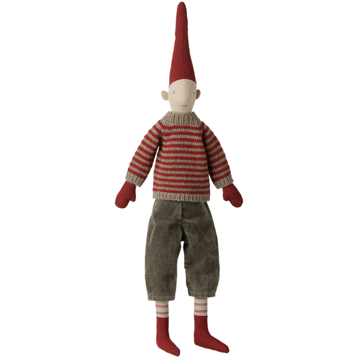 Maileg Pixy, Str. 3 - Dreng - Stribet Knitted Sweater