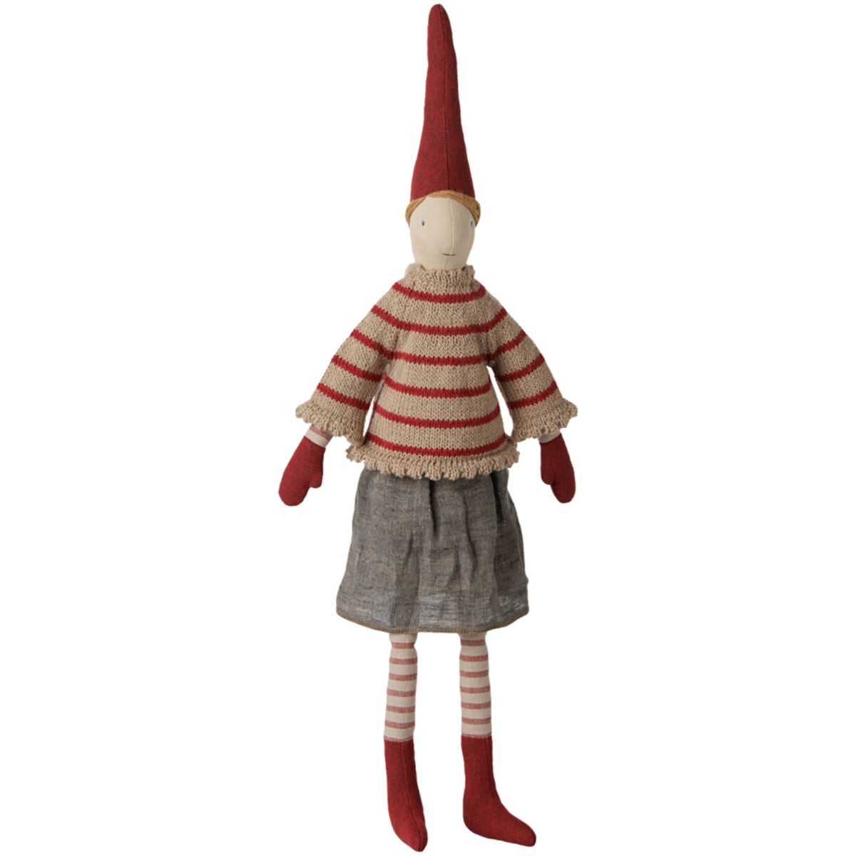 Maileg Pixy, Str. 3 - Pige - Stribet Knitted Sweater