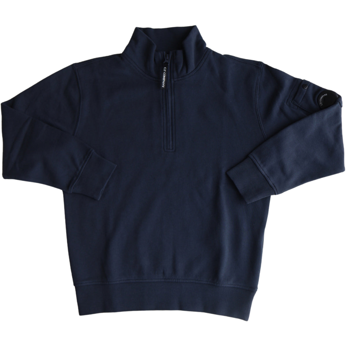 C.P. Company Total Eclipse Blue Sweater With Zip