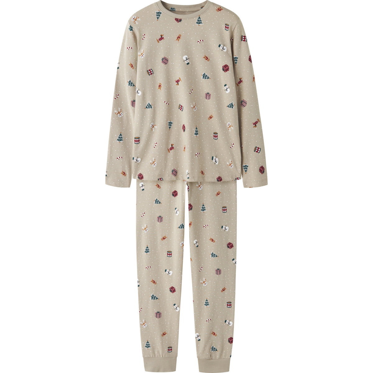 Name It Pure Cashmere Christmas Nknvismas Ls Nightset