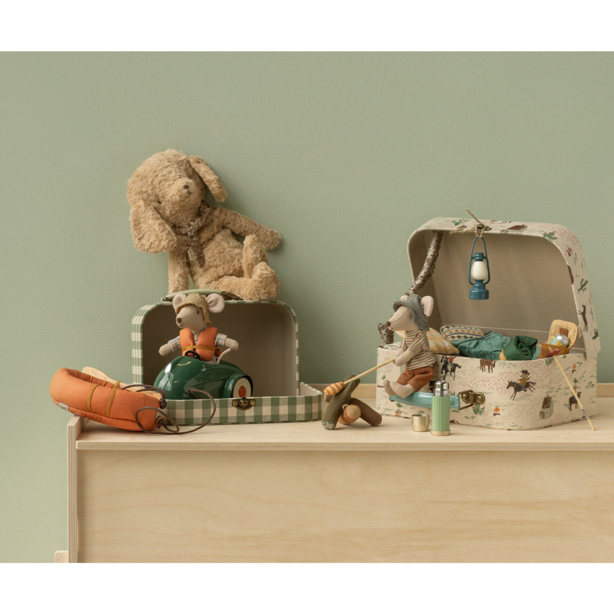 Maileg Suitcase Set, 2 Pcs - Pony