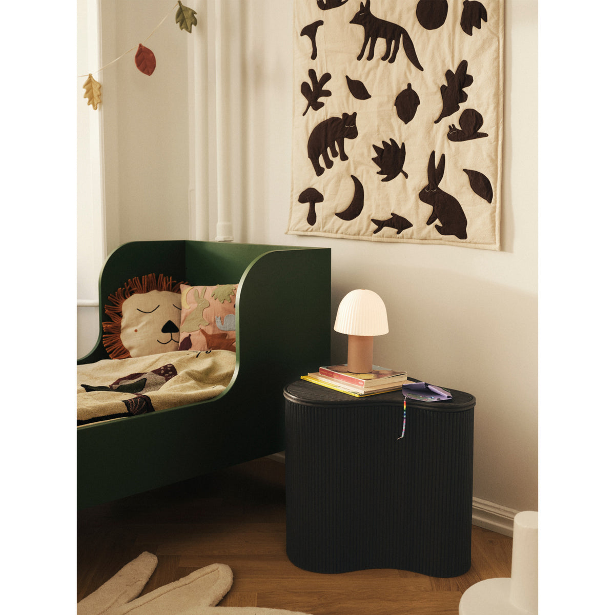 Ferm Living Rose/Multi Lunden Cushion