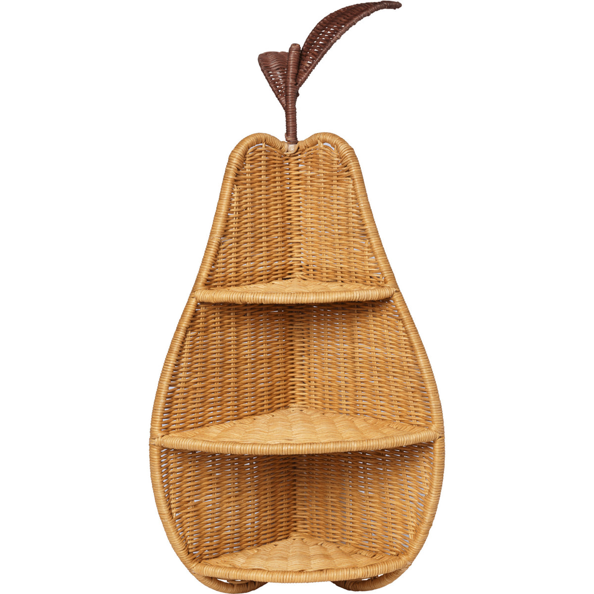 Ferm Living Natural Pear Braided Corner Shelf H55