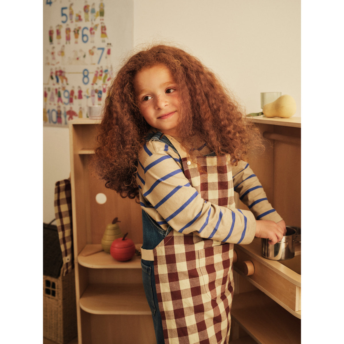 Ferm Living Cinnamon/Grey Green Bothy Kids Kitchen Set