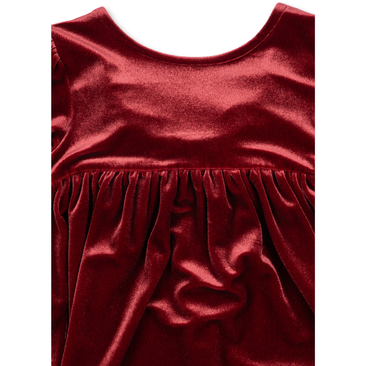 Konges Sløjd Red Dahlia Gia Bow Dress Grs