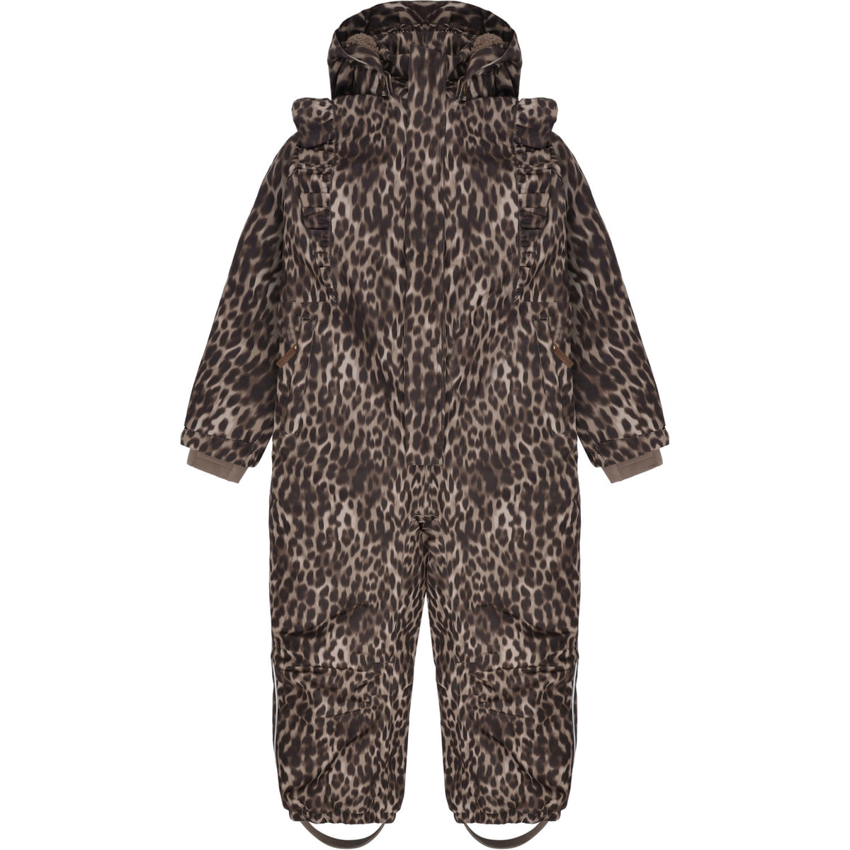 En Fant Pine Bark Snowsuit W. Frills