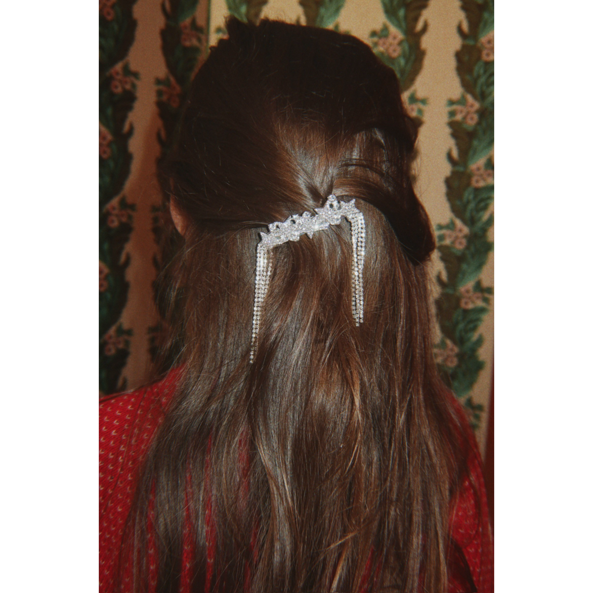 Konges Sløjd Silver Mix Big Sparkly Star Hair Clip