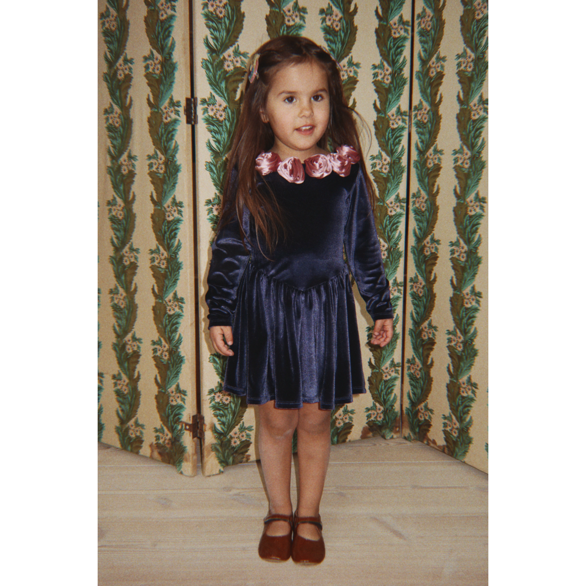 Konges Sløjd Navy Rosetta Dress Grs