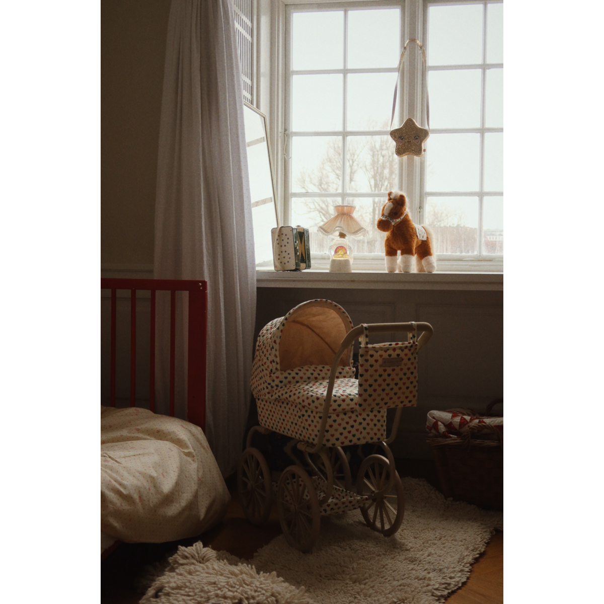 Konges Sløjd Coeur Coloré Minnie Doll Pram