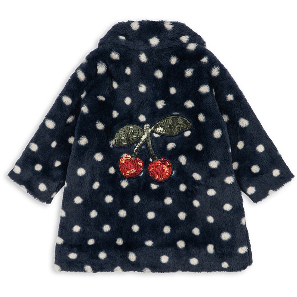 Konges Sløjd Dot Nuit Fuzzie Coat Grs