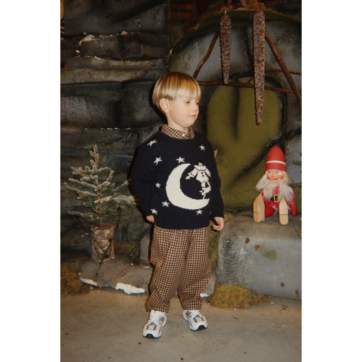 Konges Sløjd Chocolate Check Foret Ls Shirt Gots