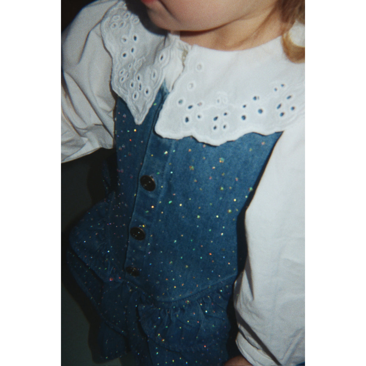 Konges Sløjd Denim Sparkle Elba Sparkle Dress Gots