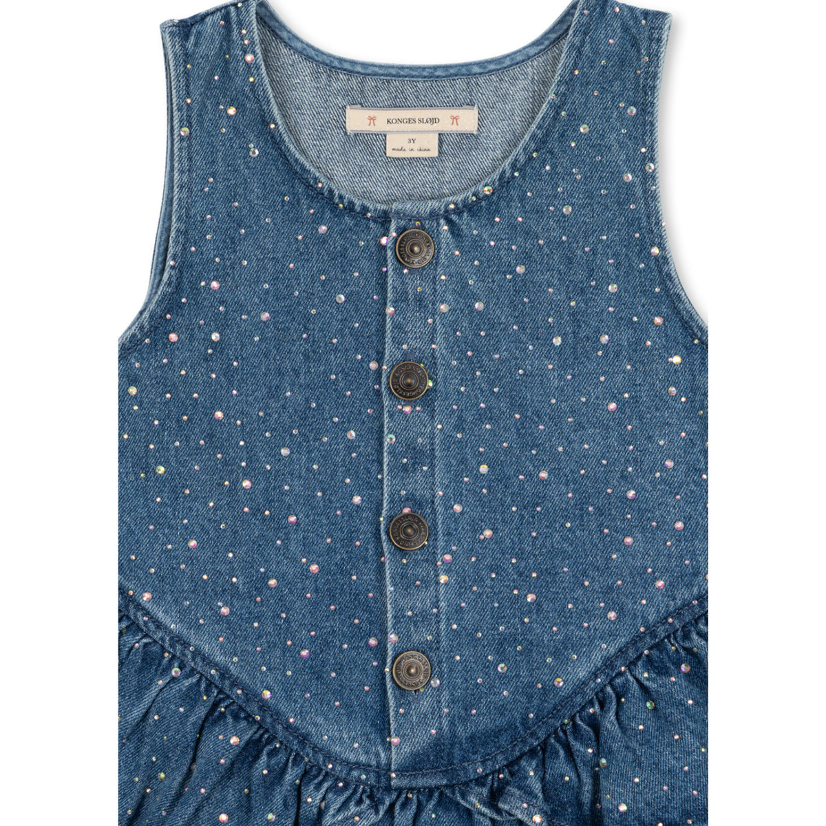 Konges Sløjd Denim Sparkle Elba Sparkle Dress Gots