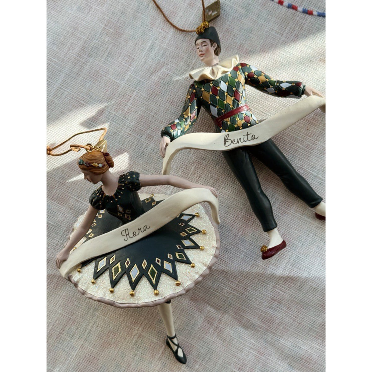 Konges Sløjd Multi Christmas Ornament Harlekin Ballerina