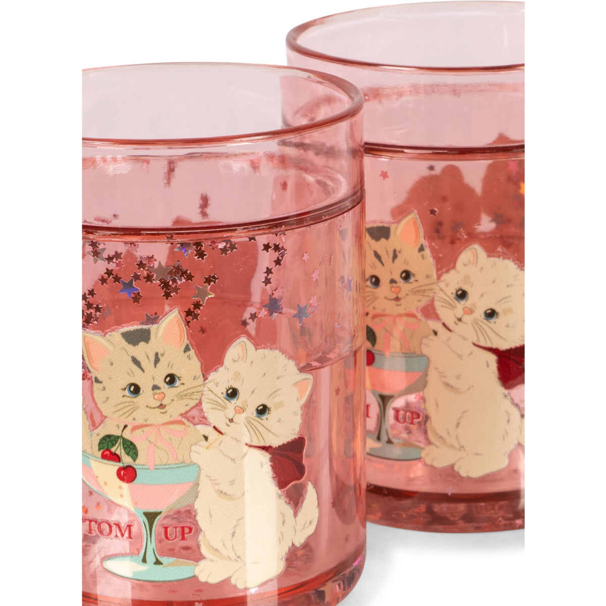 Konges Sløjd Rose Cat 2 Pack Glitter Cups