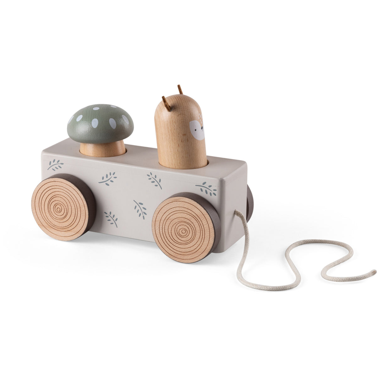 Sebra Woodland Pop-Up Pull-Along Toy Wooden Fsc™️ 100%