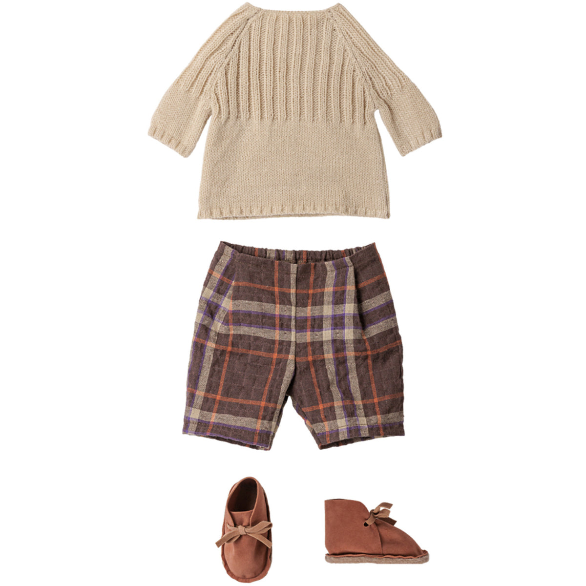 Maileg Hare, Str. 4 - Klassisk - Pants Og Knitted Sweater