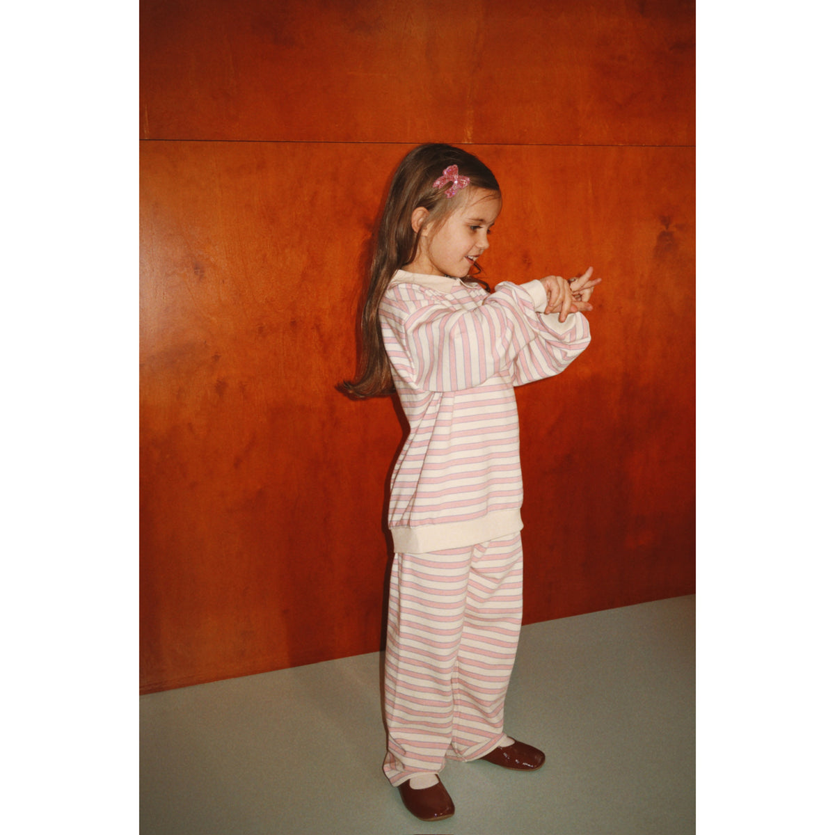 Konges Sløjd Lolly Stripe Spotty Sweatshirt Gots