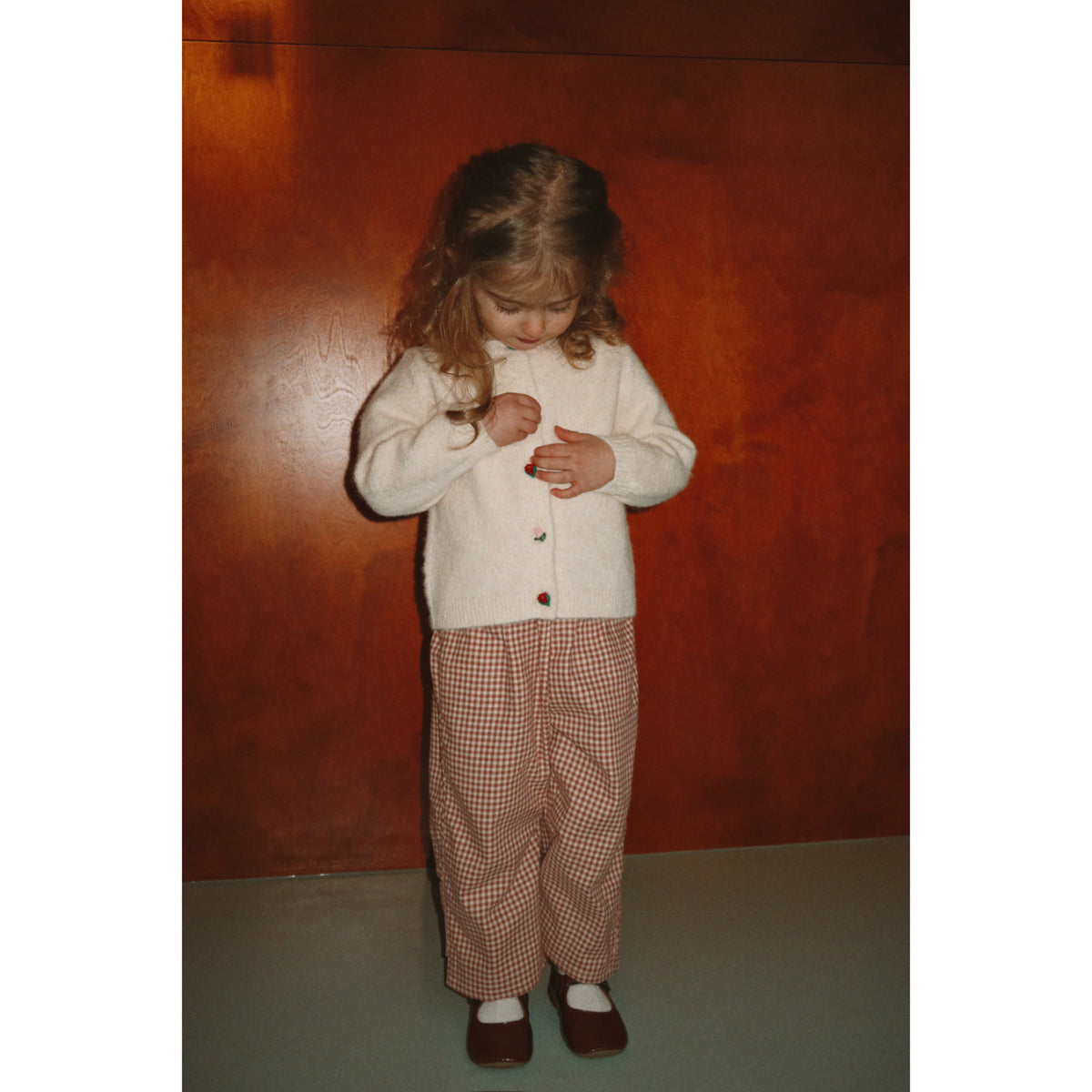Konges Sløjd Canyon Check Foret Slit Pants Gots