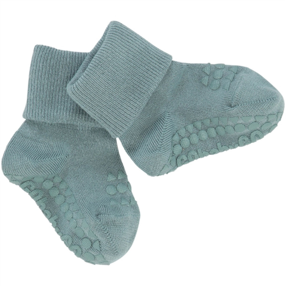 Gobabygo Dusty Blue Non-Slip Socks Bamboo