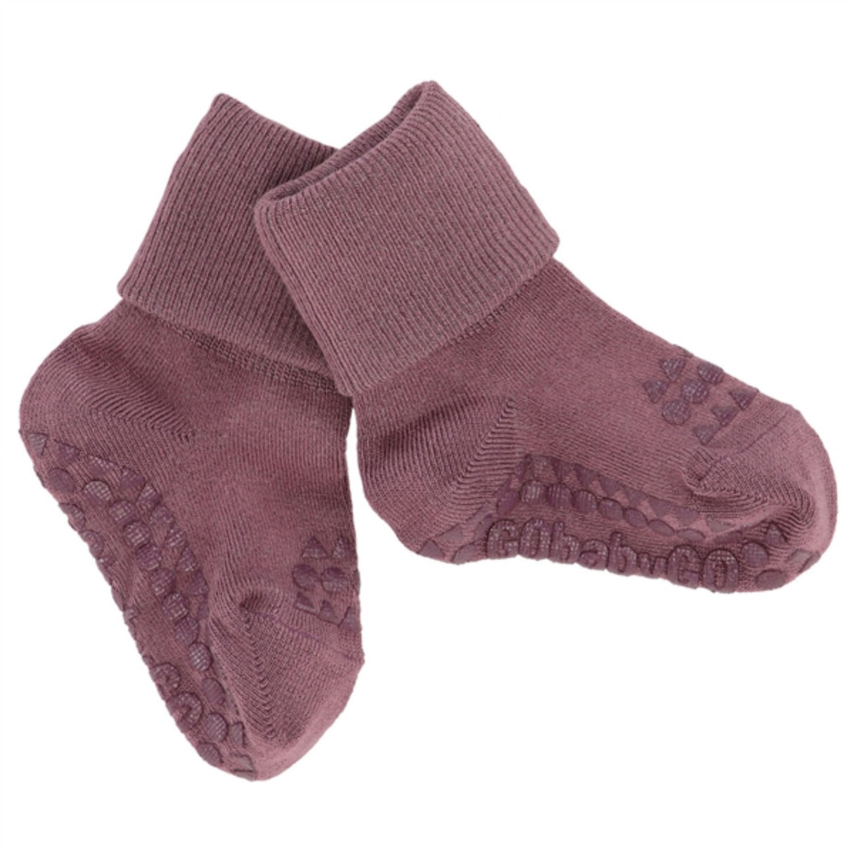 Gobabygo Misty Plum Non-Slip Socks Bamboo