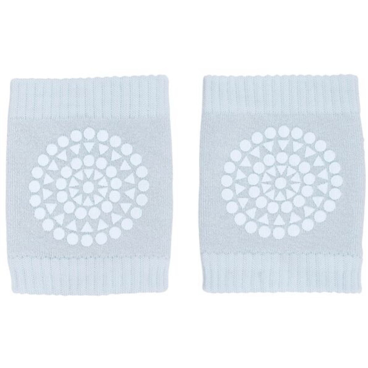 Gobabygo Sky Blue Crawling Knee Pads Organic Terry Cotton