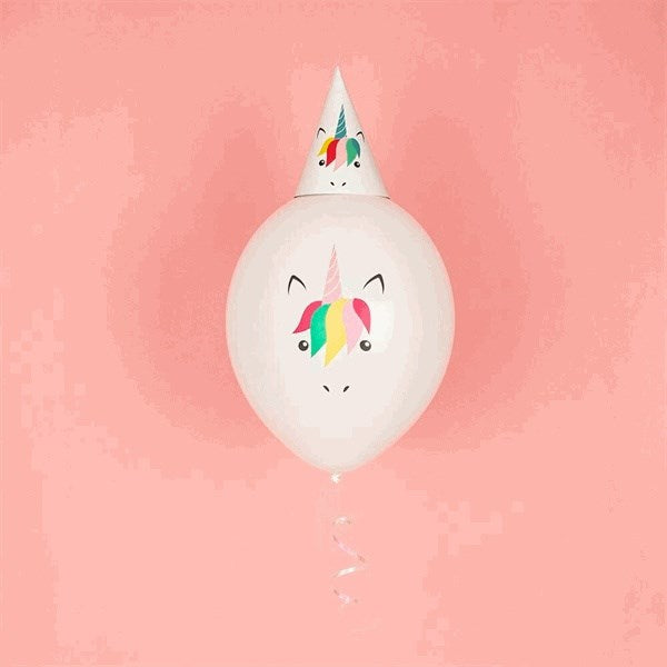 My Little Day Unicorn Party Hats 8 pcs