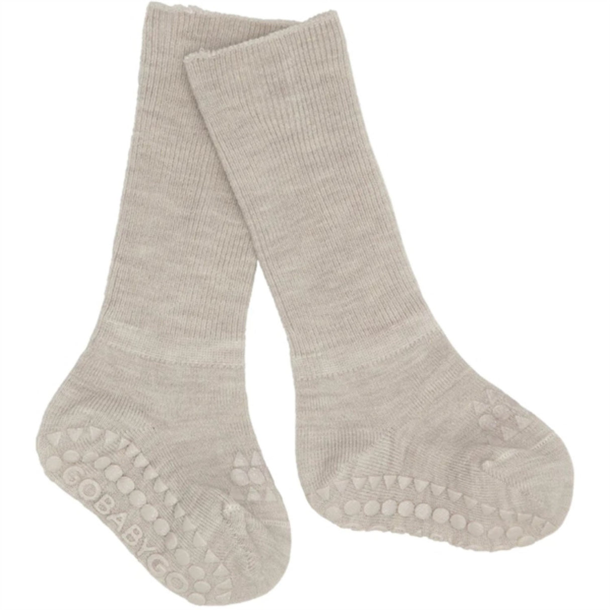 Gobabygo Sand Non-Slip Socks In Merino Wool