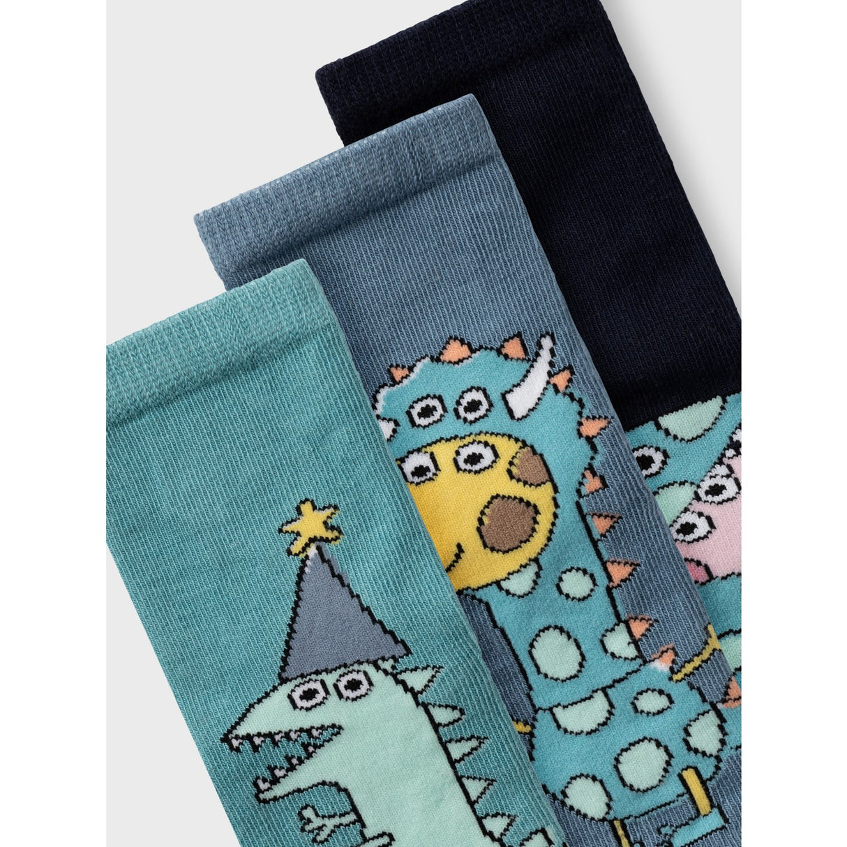 Name It Dark Sapphire Alita Peppa Pig Socks 3-Pack