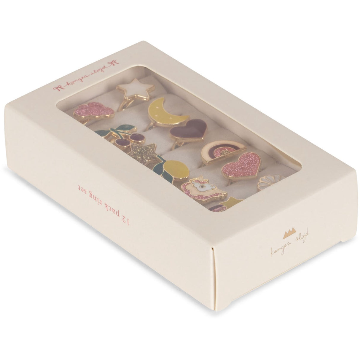 Konges Sløjd 12-Pak Ring Set Multi Color