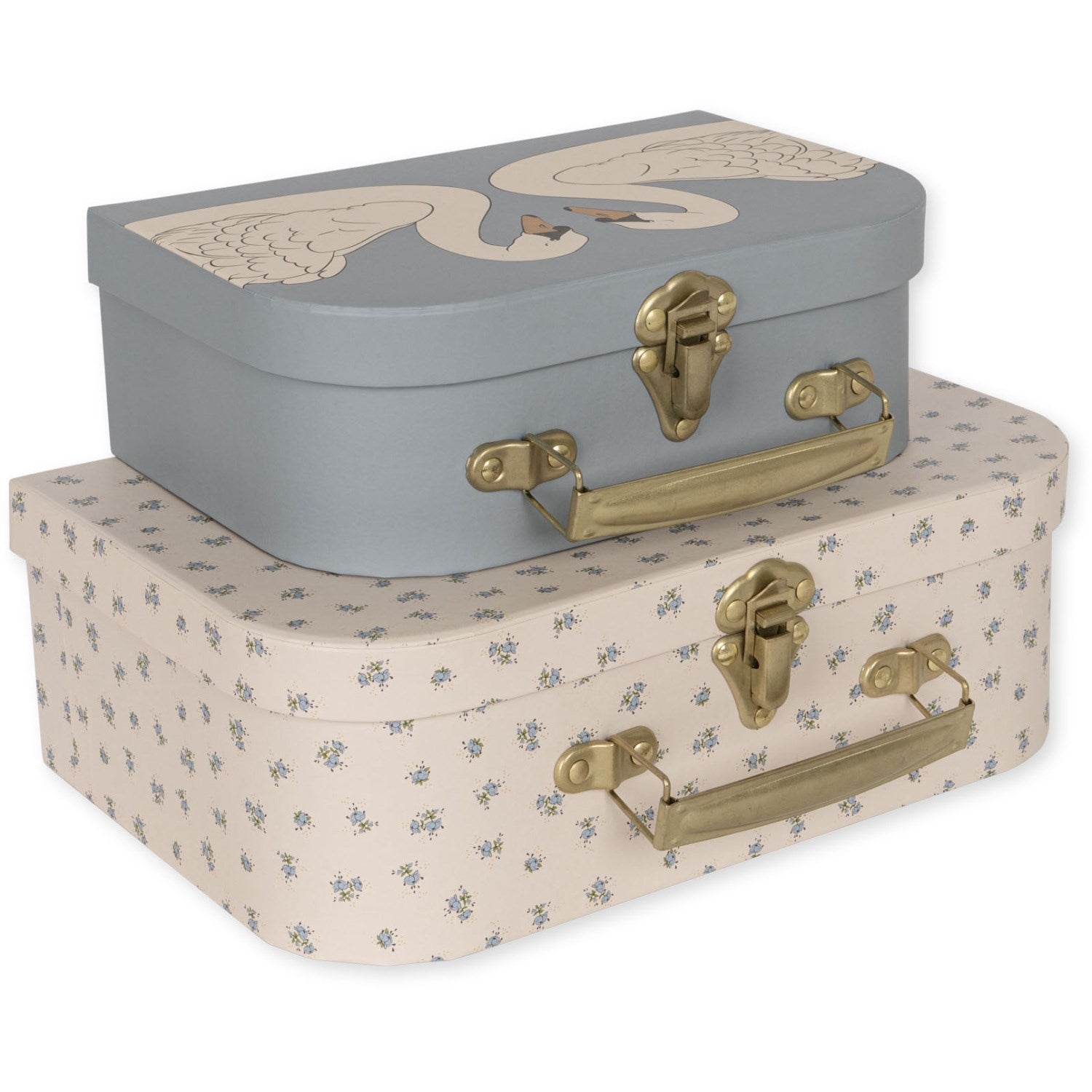 Buy Konges Sløjd 2-Pack Suitcases Swan | Luksusbaby – Luksusbaby COM