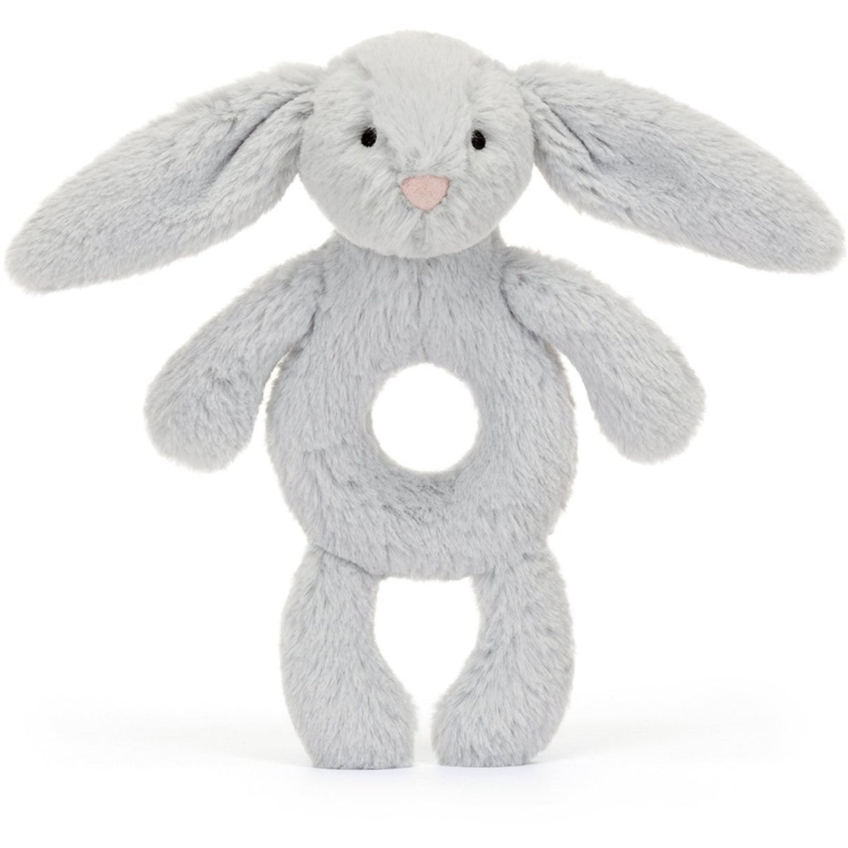 Jellycat Bashful Silver Bunny Ring Rattle