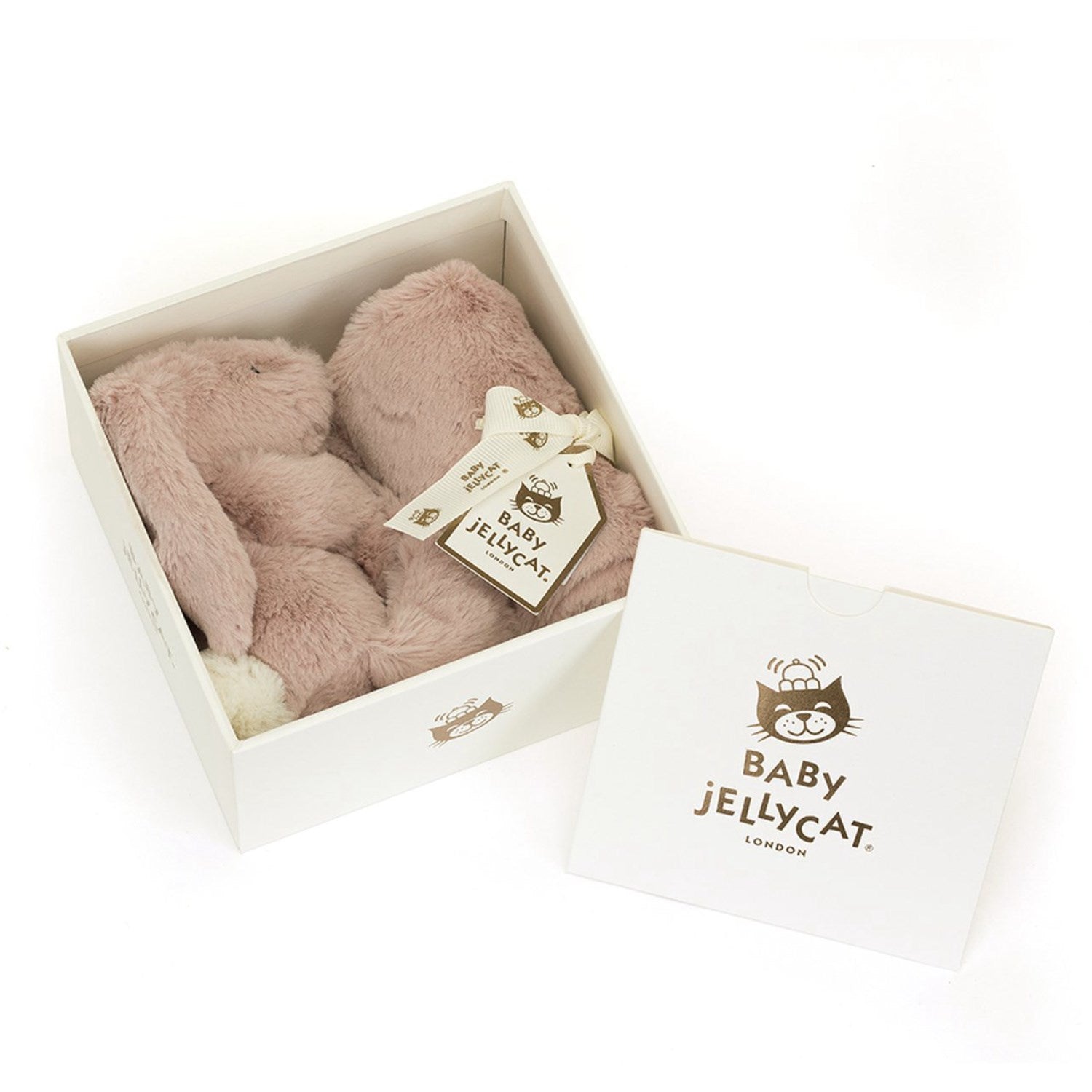Jellycat Bashful Luxe Bunny Rosa Soother 7