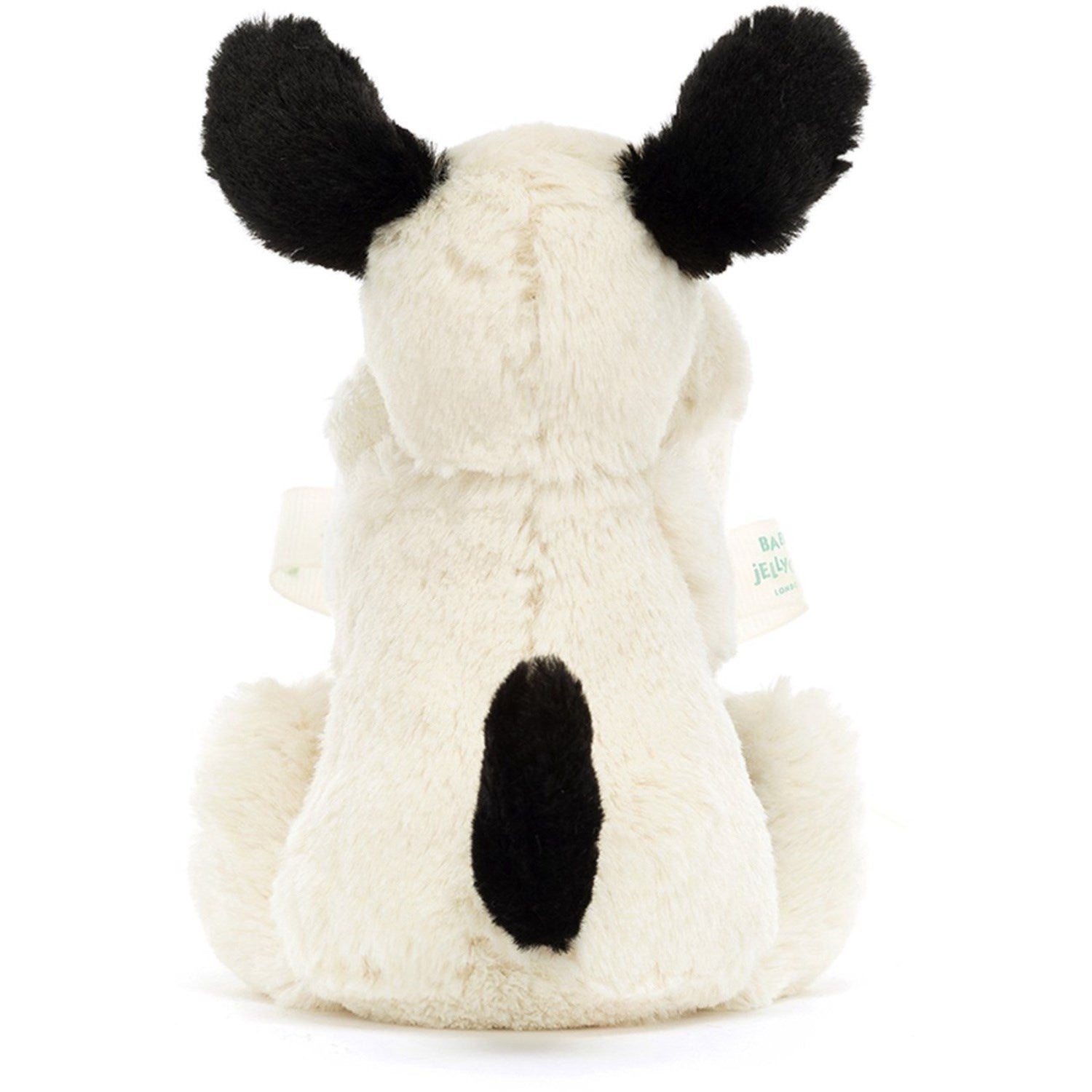 Jellycat Bashful Black & Cream Puppy Soother 5