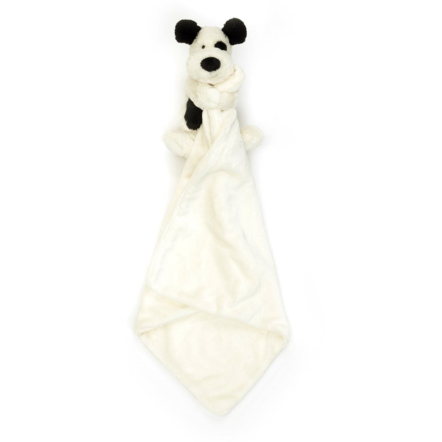 Jellycat Bashful Black & Cream Puppy Soother 2