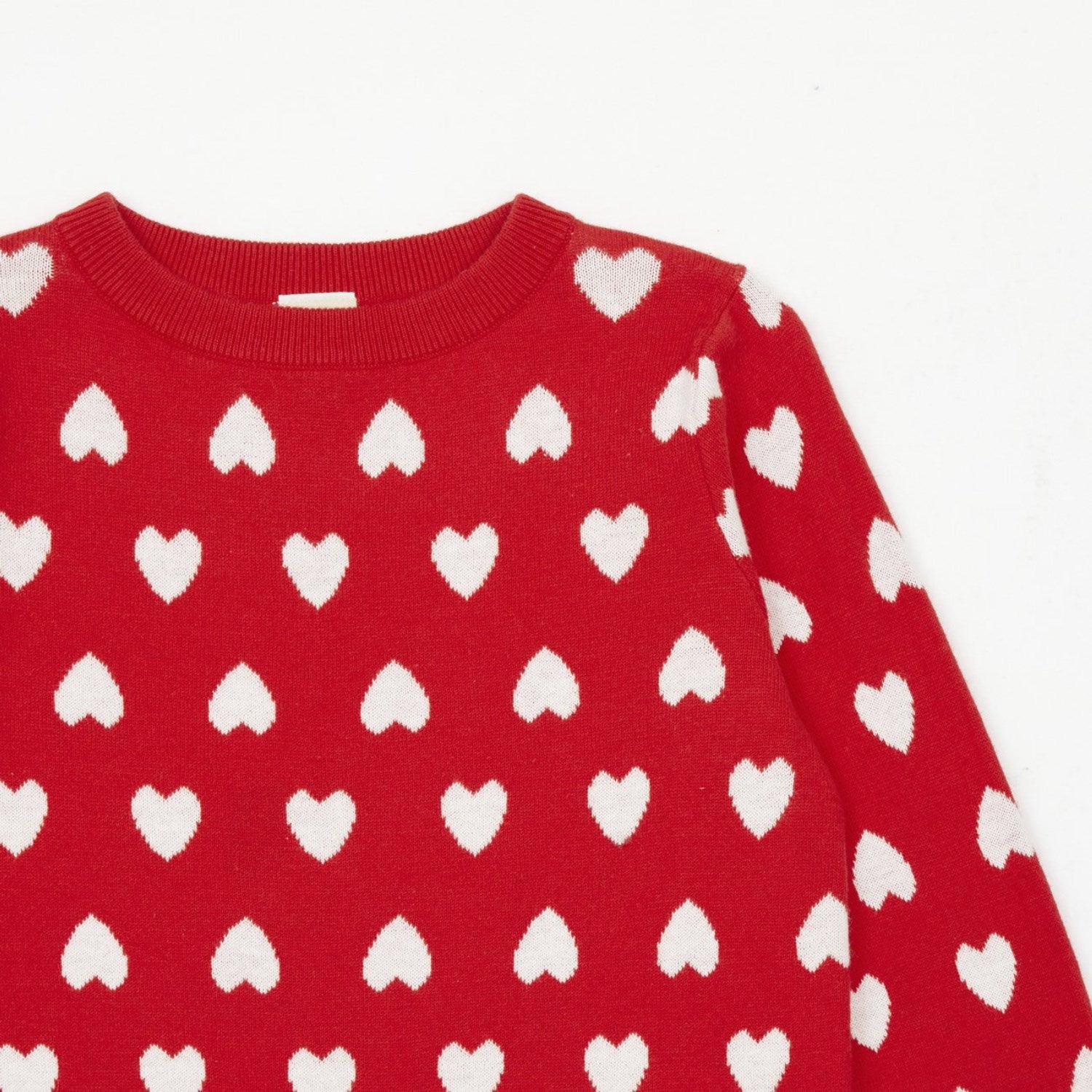 BONTON Jacquard Coeur Rouge Paula Knitted Sweater 3