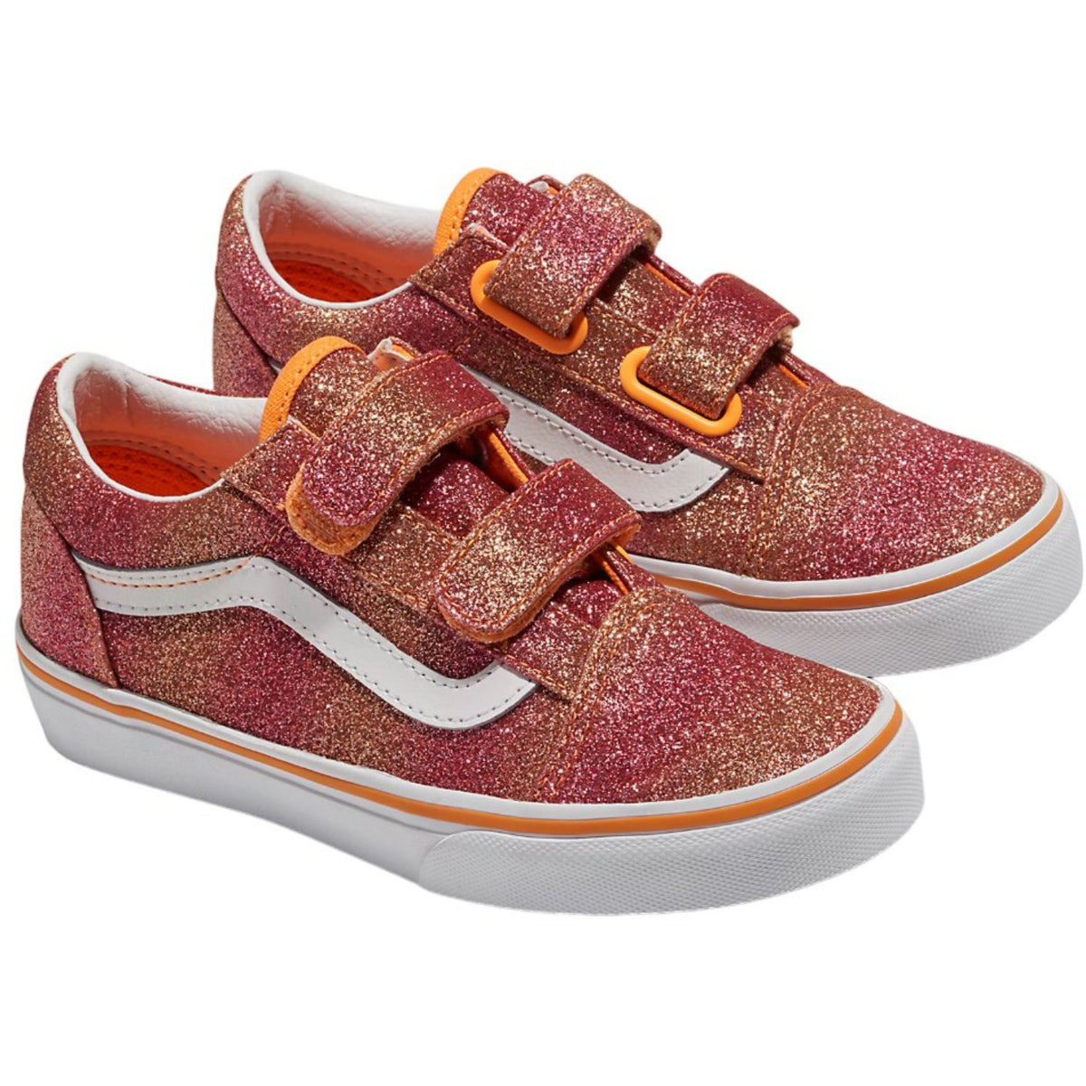 Buy VANS Sunrise Glitter Multi/True White TD Old Skool V Sneakers